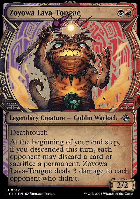 Zoyowa Lava-Tongue (Showcase) [The Lost Caverns of Ixalan]