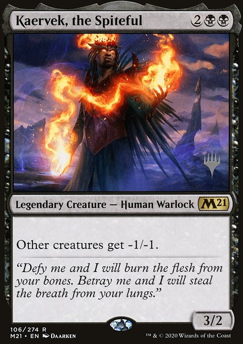 Kaervek, the Spiteful (Promo Pack) [Core Set 2021 Promos]