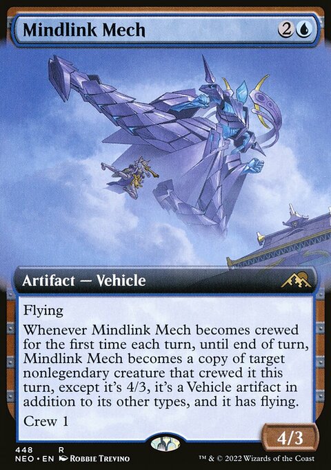 Mindlink Mech (Extended Art) [Kamigawa: Neon Dynasty]