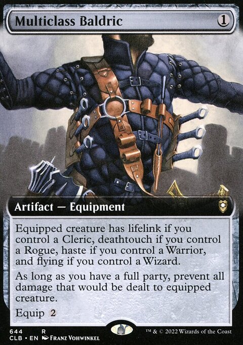 Multiclass Baldric (Extended Art) [Commander Legends: Battle for Baldur's Gate]
