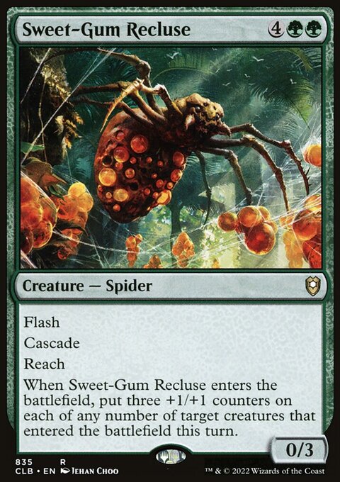 Sweet-Gum Recluse [Commander Legends: Battle for Baldur's Gate]