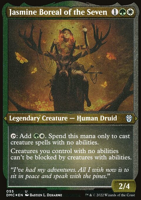 Jasmine Boreal of the Seven (Foil Etched) [Dominaria United Commander]