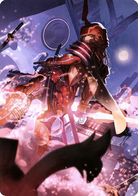 Peerless Samurai Art Card [Kamigawa: Neon Dynasty Art Series]