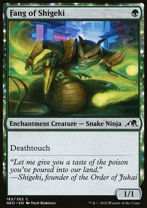 Fang of Shigeki [Kamigawa: Neon Dynasty]