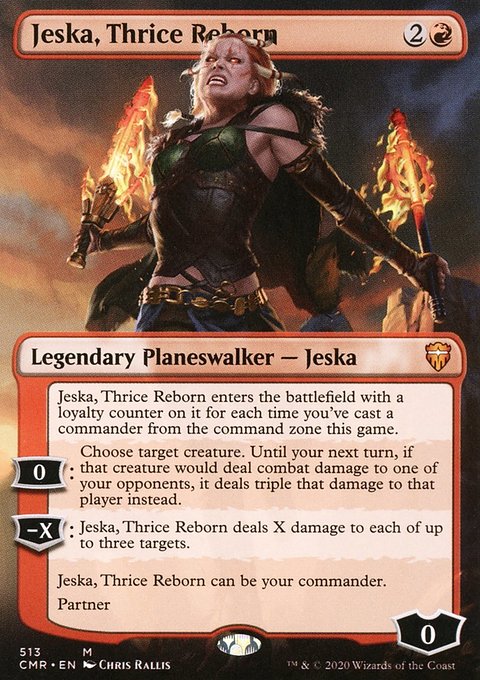 Jeska, Thrice Reborn (Borderless) [Commander Legends]