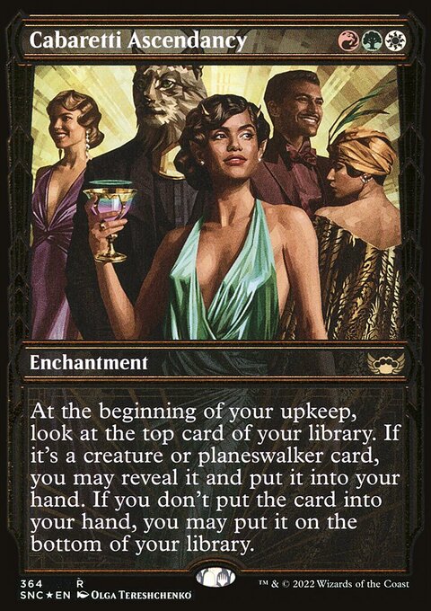 Cabaretti Ascendancy (Showcase Golden Age Gilded Foil) [Streets of New Capenna]