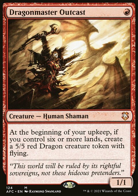 Dragonmaster Outcast [Dungeons & Dragons: Adventures in the Forgotten Realms Commander]