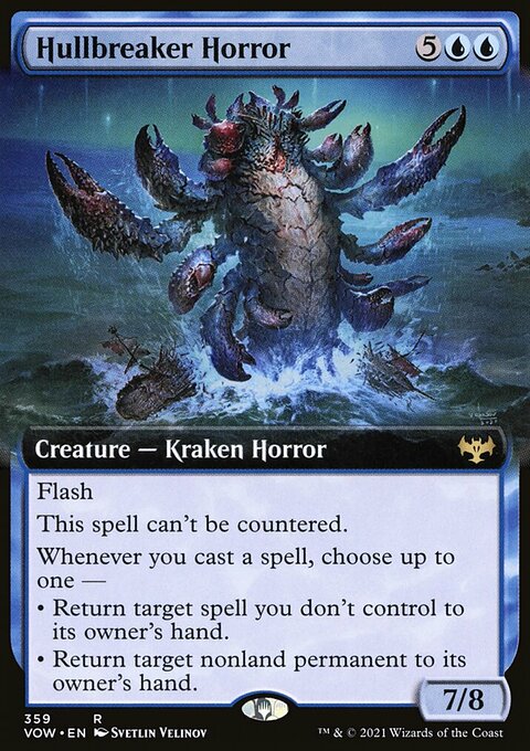 Hullbreaker Horror (Extended Art) [Innistrad: Crimson Vow]