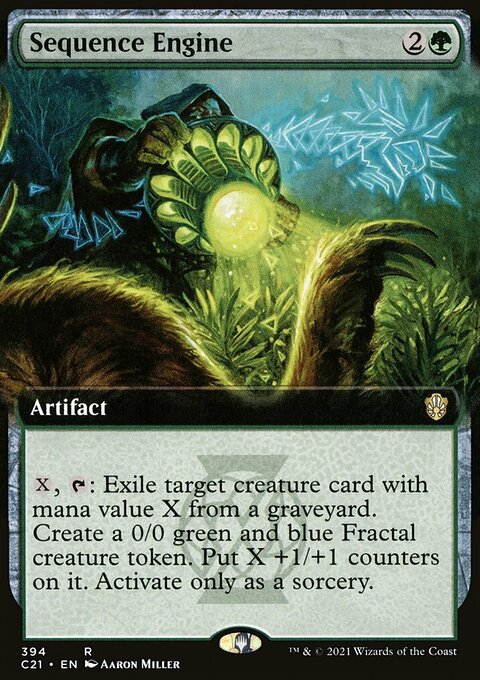 Sequence Engine (Extended Art) [Commander 2021]