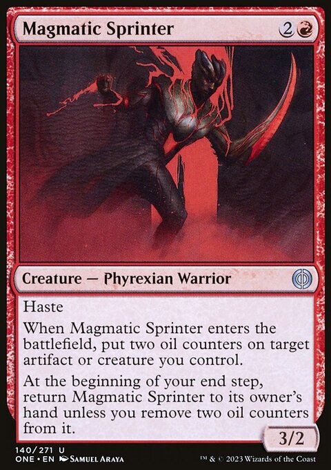 Magmatic Sprinter [Phyrexia: All Will Be One]