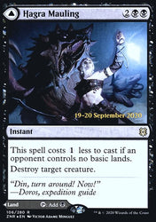 Hagra Mauling // Hagra Broodpit [Zendikar Rising Prerelease Promos]