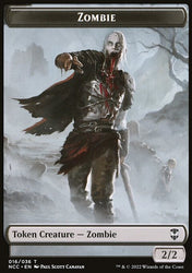 Zombie // Drake Double-Sided Token [Streets of New Capenna Commander Tokens]