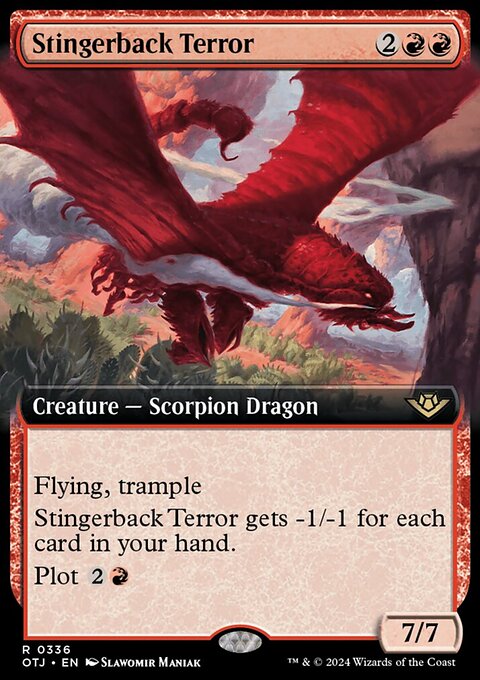 Stingerback Terror (Extended Art) [Outlaws of Thunder Junction]
