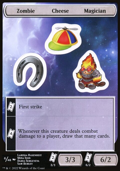 Zombie Cheese Magician [Unfinity Stickers]