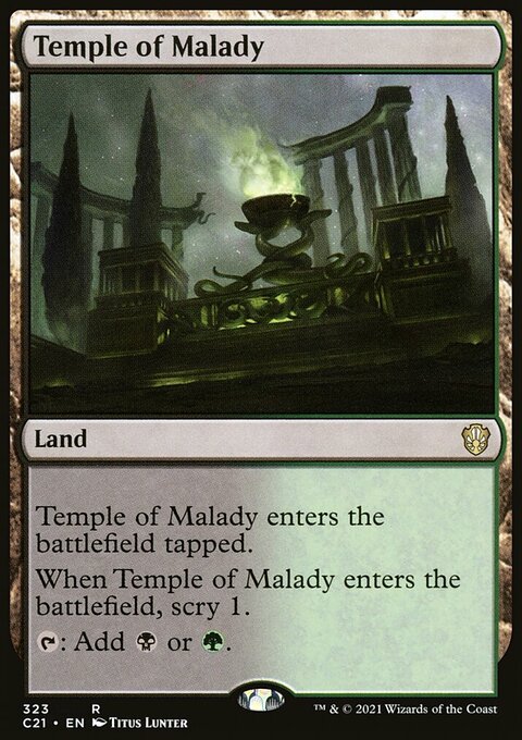Temple of Malady [Commander 2021]