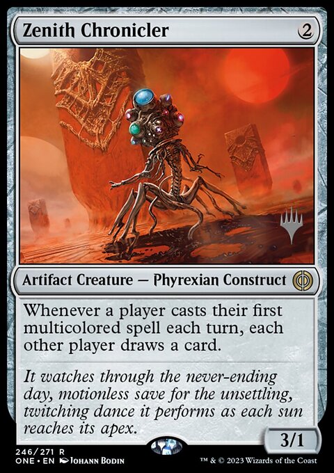 Zenith Chronicler [Phyrexia: All Will Be One Prerelease Promos]