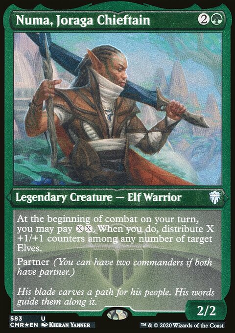 Numa, Joraga Chieftain (Etched) [Commander Legends]
