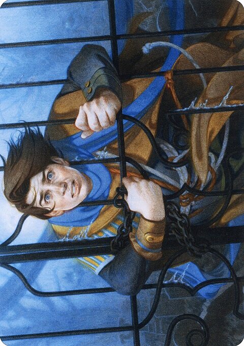 Locked in the Cemetery Art Card [Innistrad: Midnight Hunt Art Series]