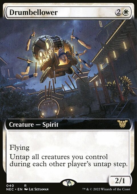Drumbellower (Extended Art) [Kamigawa: Neon Dynasty Commander]