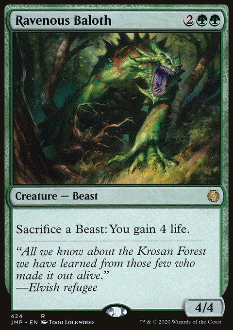 Ravenous Baloth [Jumpstart]