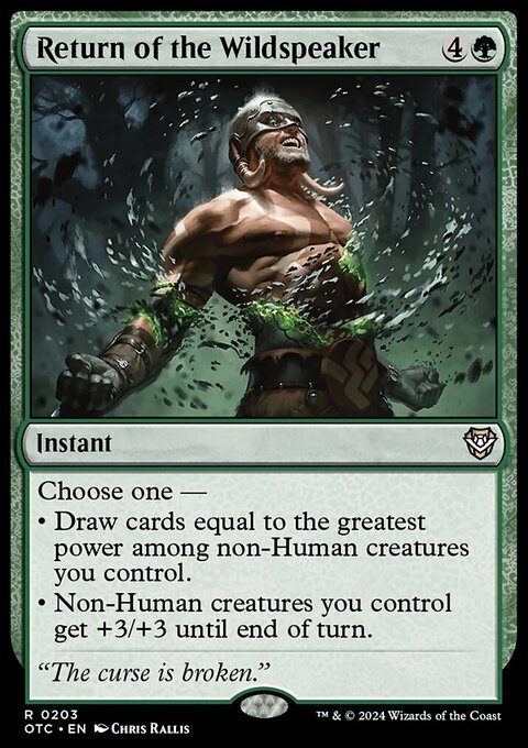 Return of the Wildspeaker [Outlaws of Thunder Junction Commander]