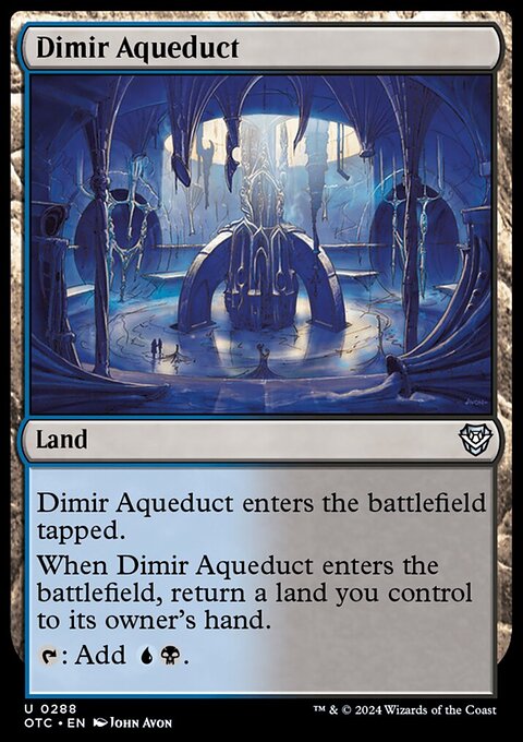 Dimir Aqueduct [Outlaws of Thunder Junction Commander]
