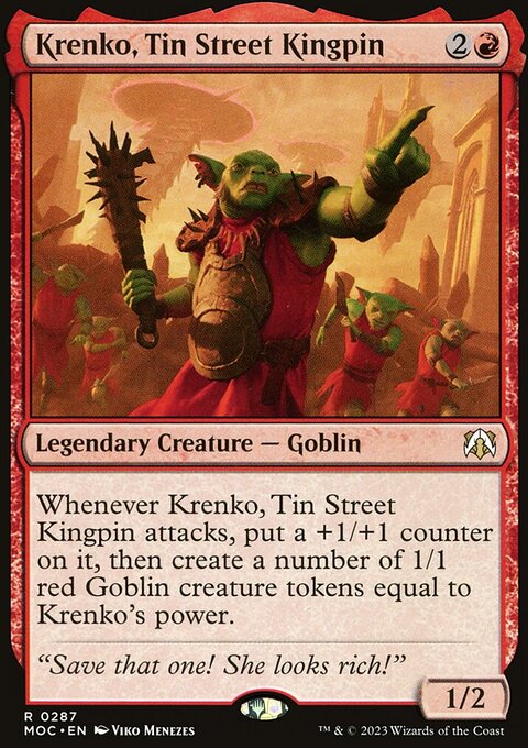 Krenko, Tin Street Kingpin [March of the Machine Commander]