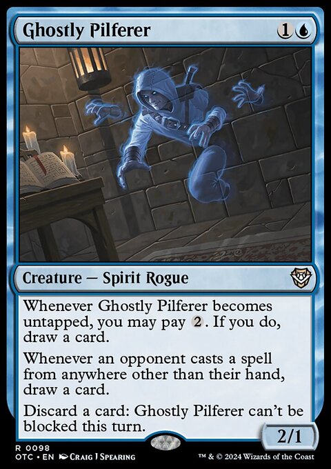 Ghostly Pilferer [Outlaws of Thunder Junction Commander]