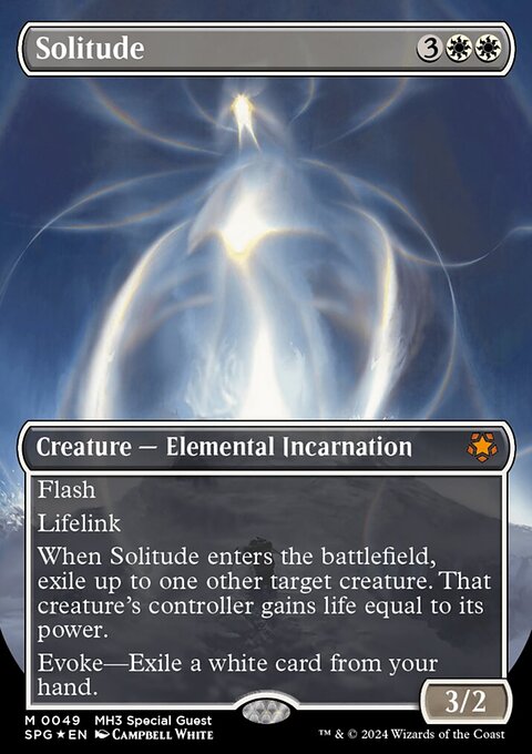 Solitude (Borderless) (Textured Foil) [Modern Horizons 3 Special Guests]