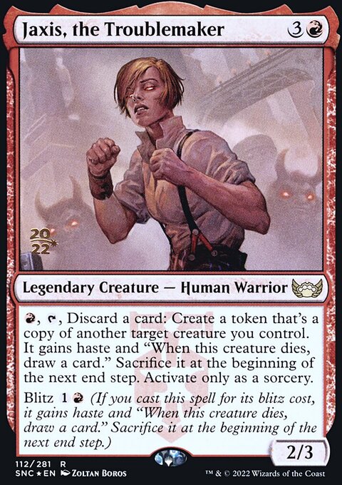 Jaxis, the Troublemaker [Streets of New Capenna Prerelease Promos]
