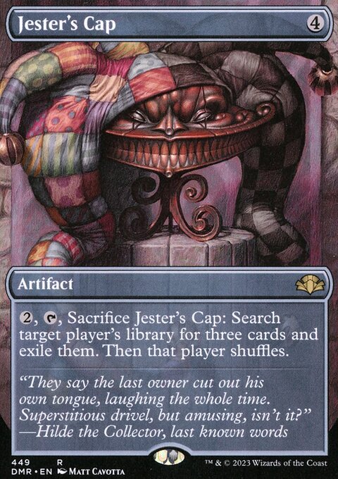 Jester's Cap (Borderless Alternate Art) [Dominaria Remastered]