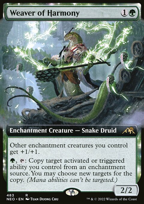 Weaver of Harmony (Extended Art) [Kamigawa: Neon Dynasty]