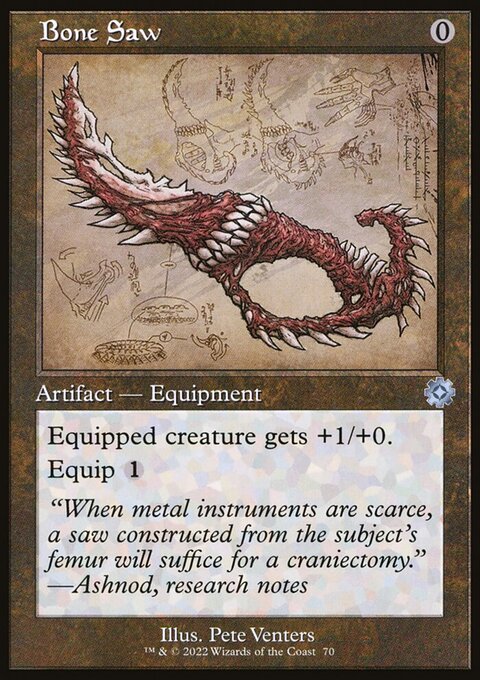 Bone Saw (Retro Schematic) (Serialized) [The Brothers' War Retro Artifacts]