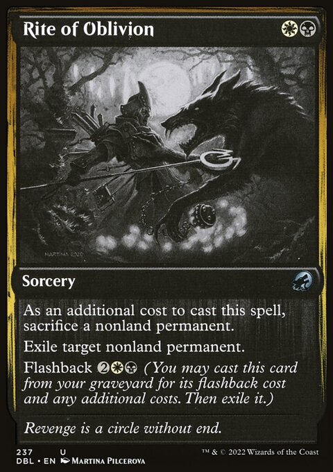 Rite of Oblivion [Innistrad: Double Feature]