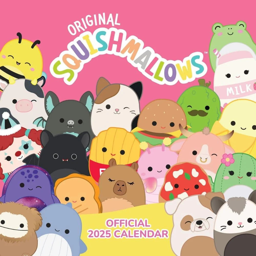 Squishmallows - 2025 Square Wall Calendar