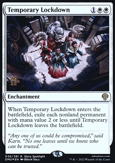 Temporary Lockdown [Dominaria United Prerelease Promos]