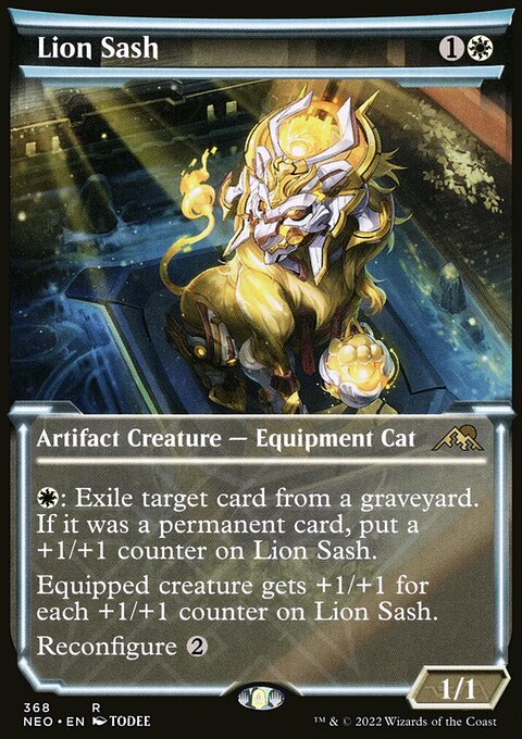 Lion Sash (Showcase Soft Glow) [Kamigawa: Neon Dynasty]