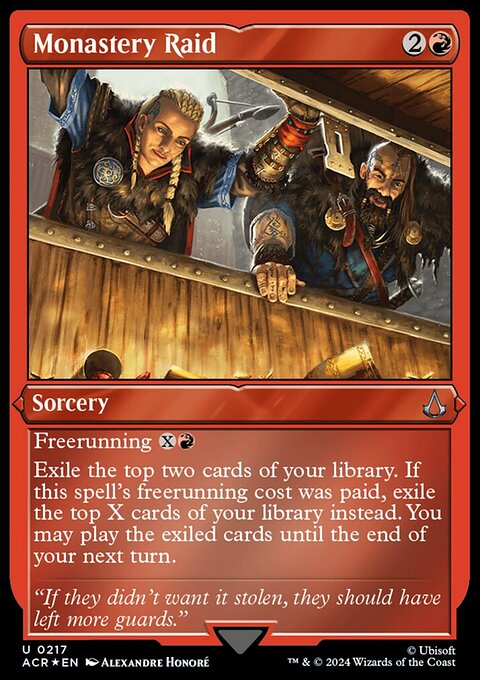 Monastery Raid (Foil Etched) [Assassin's Creed]
