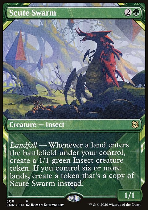 Scute Swarm (Showcase) [Zendikar Rising]