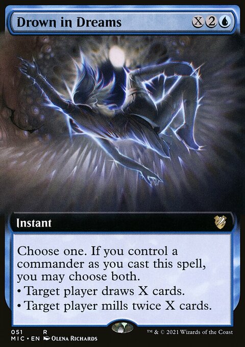 Drown in Dreams (Extended Art) [Innistrad: Midnight Hunt Commander]