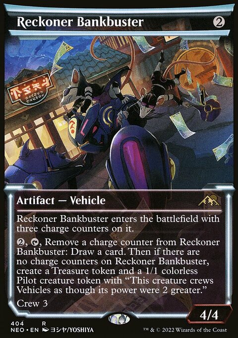 Reckoner Bankbuster (Showcase Soft Glow) [Kamigawa: Neon Dynasty]