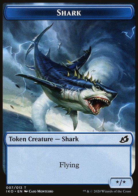 Shark Token [Ikoria: Lair of Behemoths Tokens]