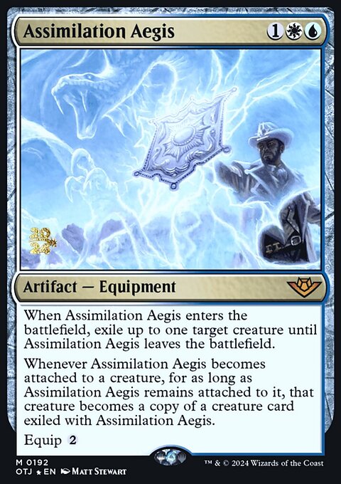 Assimilation Aegis [Outlaws of Thunder Junction Prerelease Promos]