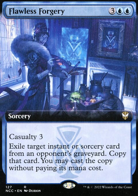 Flawless Forgery (Extended Art) [Streets of New Capenna Commander]