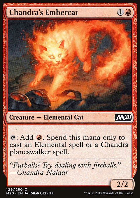 Chandra's Embercat [Core Set 2020]