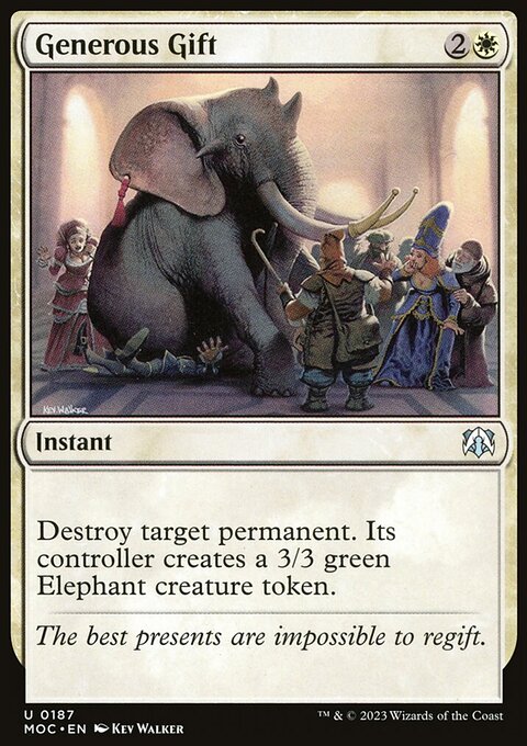 Generous Gift [March of the Machine Commander]