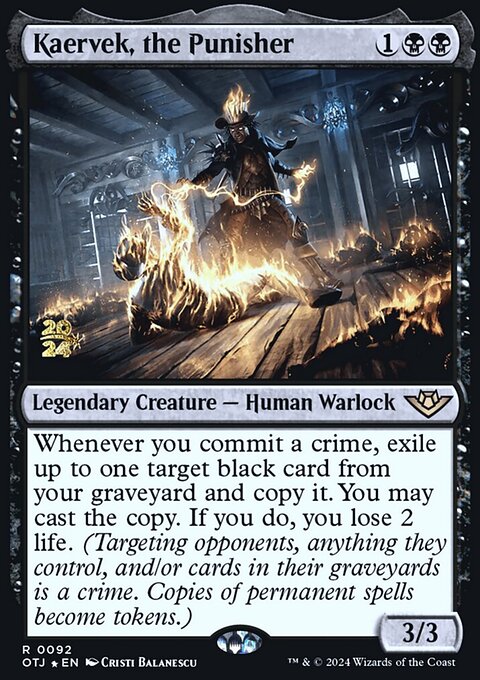 Kaervek, the Punisher [Outlaws of Thunder Junction Prerelease Promos]