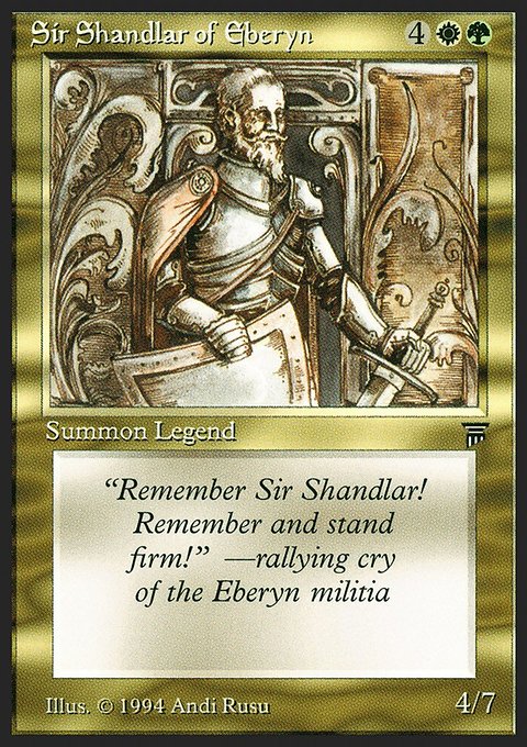 Sir Shandlar of Eberyn [Legends]
