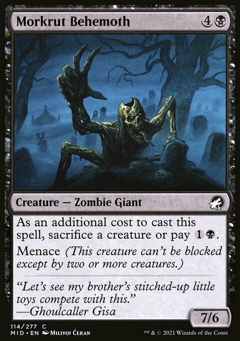 Morkrut Behemoth [Innistrad: Midnight Hunt]