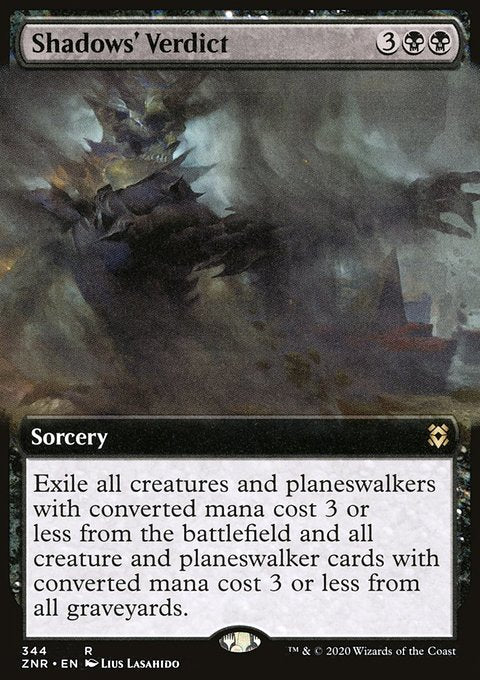 Shadows' Verdict (Extended Art) [Zendikar Rising]